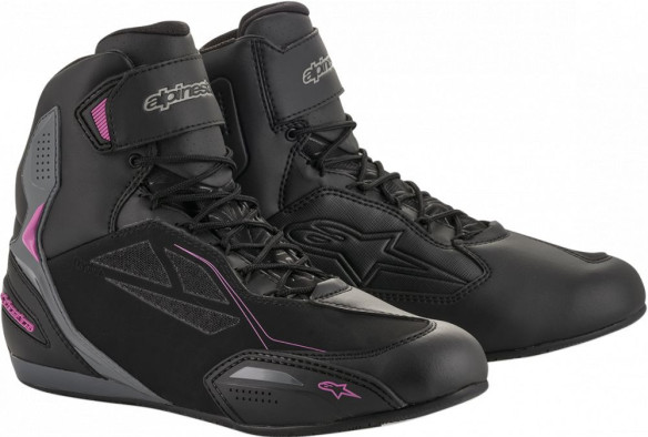 Ghete Moto Dama Stella Faster 3 Drystar Shoes Black/Pink