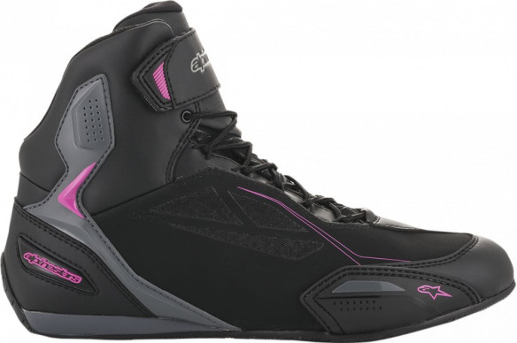 Ghete Moto Dama Stella Faster 3 Drystar Shoes Black/Pink