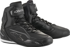 Ghete Moto Dama Stella Faster 3 Black/Silver