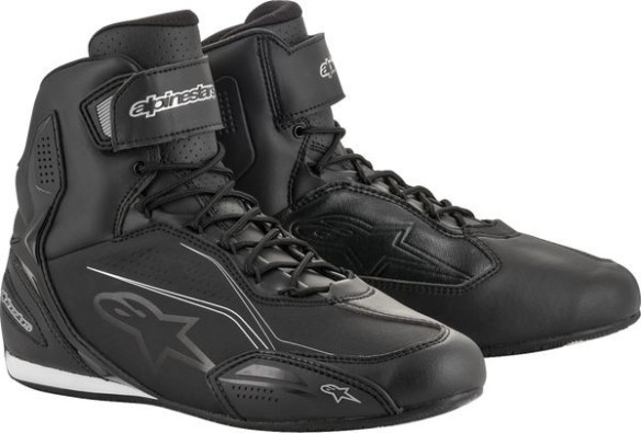 Ghete Moto Dama Stella Faster 3 Black/Silver