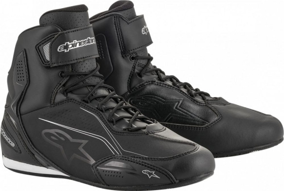 Ghete Moto Dama Stella Faster 3 Black/Silver