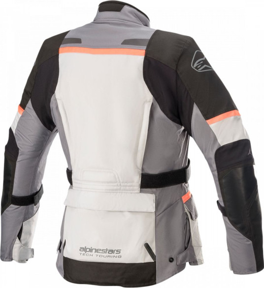Geaca Moto Dama Stella Andes v3 Grey/Black/Coral