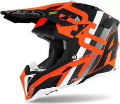 Casca Moto Enduro Aviator 3 Rainbow Orange Matt