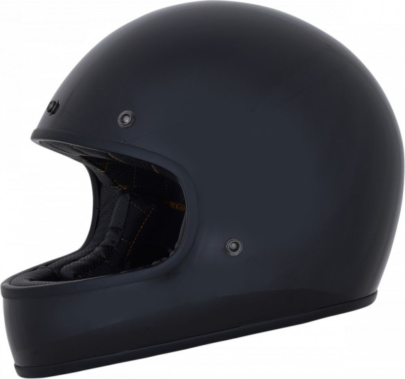 Casca Moto Full-Face FX-78 Vintage Gloss Black