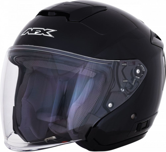 Casca Moto Jet/Open Face FX-60 Black