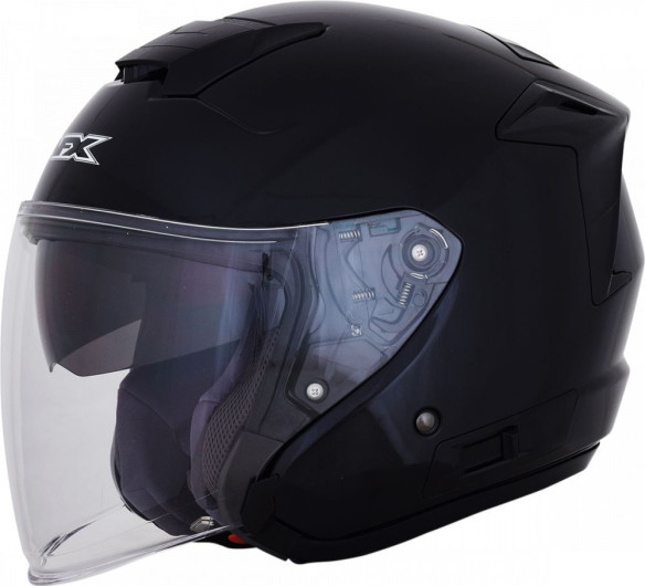 Casca Moto Jet/Open Face FX-60 Black
