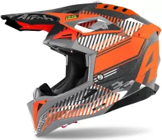 Casca Moto Enduro AVIATOR 3 WAVE ORANGE CHROME