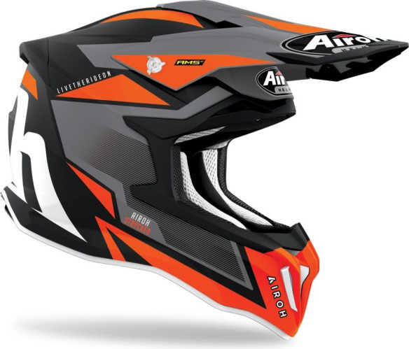 Casca Moto Enduro Strycker Orange Matt