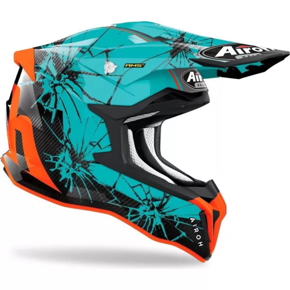 Casca Moto Enduro Strycker Crack Gloss