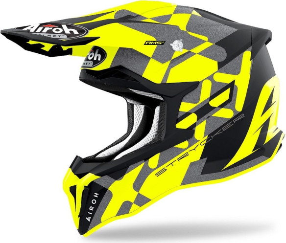Casca Moto Enduro Strycker XXX Yellow Matt 2021