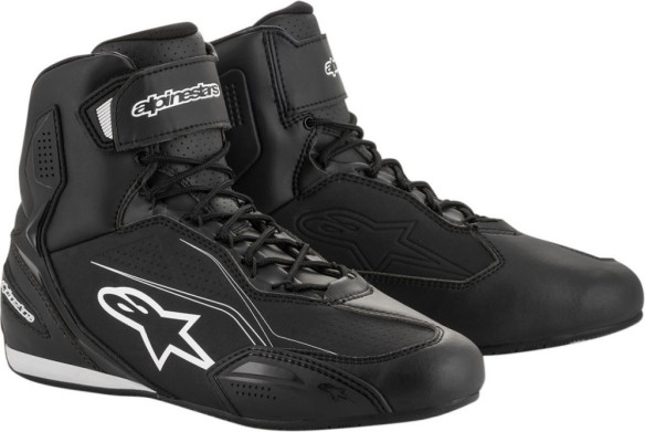 Ghete Moto Faster 3 Black/White