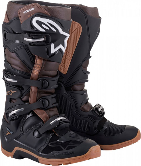 Cizme Moto MX T7 End Bk/bn