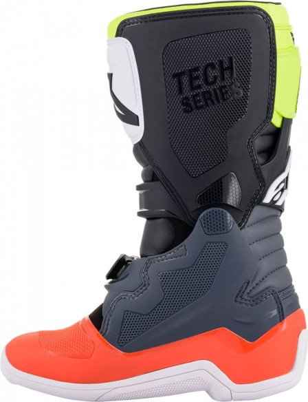 Cizme Enduro Copii Tech 7s Gy/rd/yl
