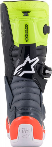 Cizme Enduro Copii Tech 7s Gy/rd/yl