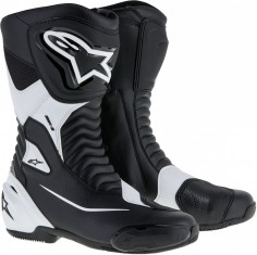 Cizme Moto Smx-s Black/White
