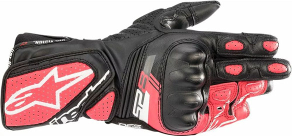 Manusi Moto Piele Dama Sp-8 V3 Black/Pink