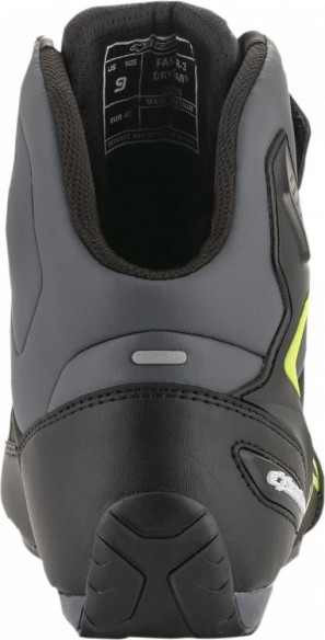 Ghete Moto Shoe Faster 3 Drystar Black/Gray/Yellow