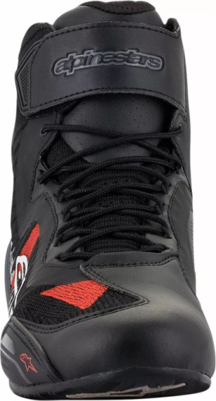 Ghete Moto Shoe Faster 3 Rideknit Black/Red/White