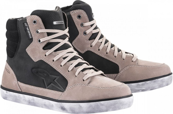 Ghete Moto Shoe J-6 Waterproof Black/Brown/White