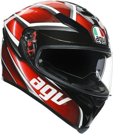 Casca Moto Full-Face K5 S E2205 Multi Mplk Tempest Black/Red
