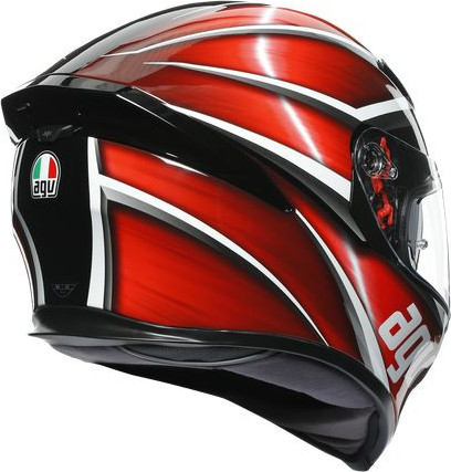 Casca Moto Full-Face K5 S E2205 Multi Mplk Tempest Black/Red