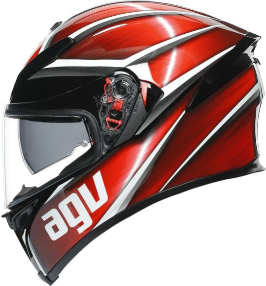 Casca Moto Full-Face K5 S E2205 Multi Mplk Tempest Black/Red