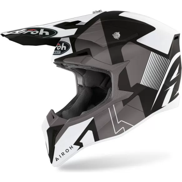 Casca Moto Enduro Wraap Raze Black Matt