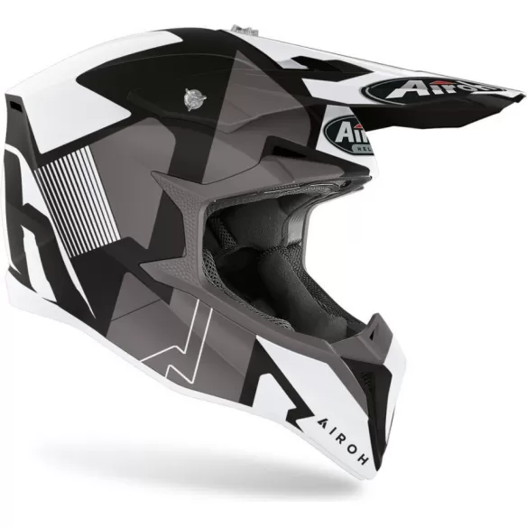 Casca Moto Enduro Wraap Raze Black Matt