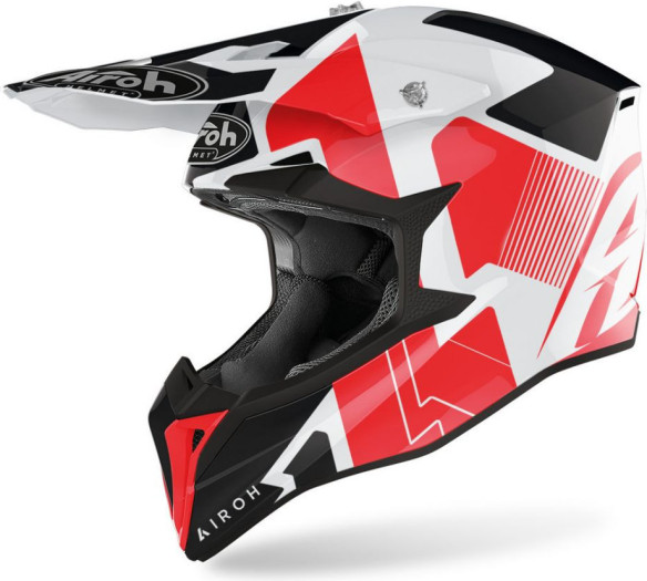 Casca Moto Enduro Wraap Raze Red Gloss