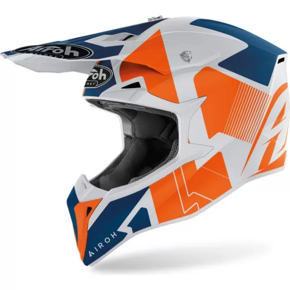 Casca Moto Enduro Wraap Raze Orange Matt