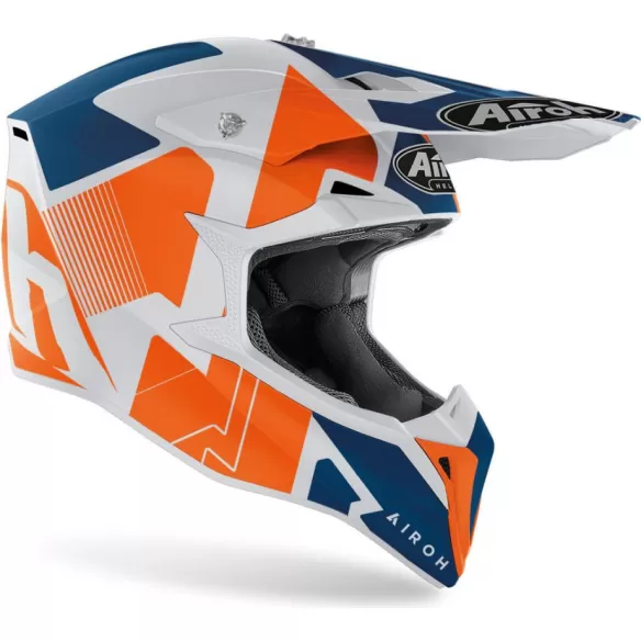 Casca Moto Enduro Wraap Raze Orange Matt