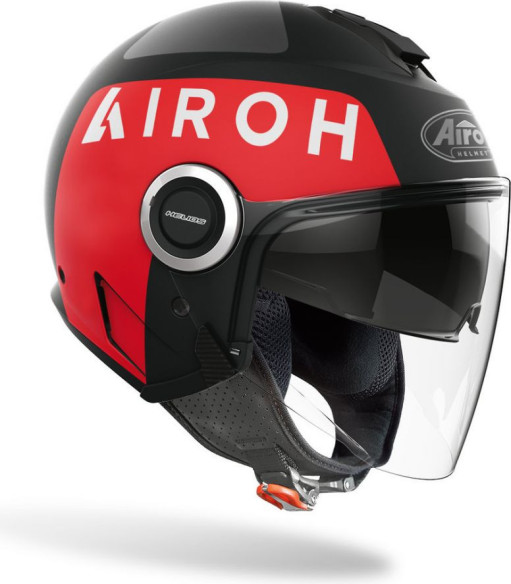 Casca Moto Jet Helios Up Black Matt