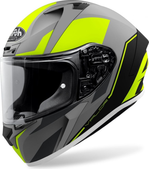 Casca Moto Full-Face Valor Wings Yellow Matt