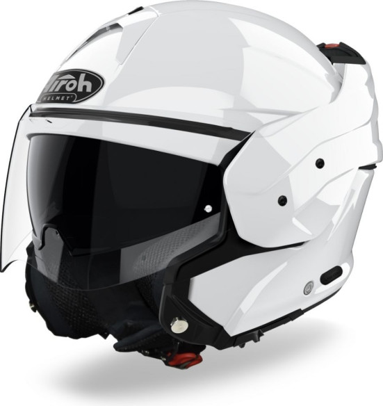 Casca Moto Flip-Up Mathisse White Gloss