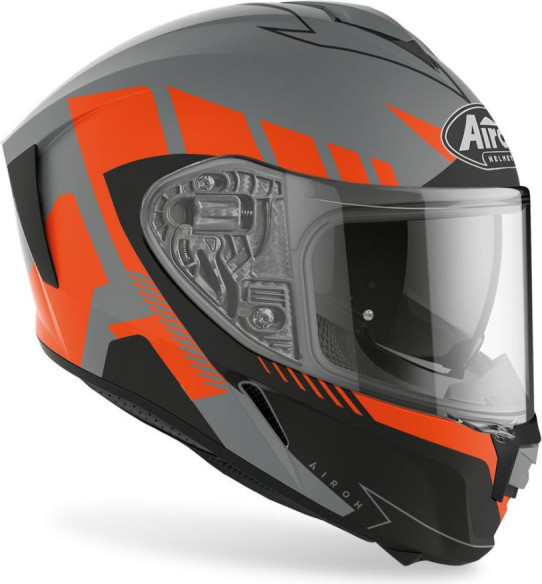 Casca Moto Full-Face Spark Rise Orange Matt