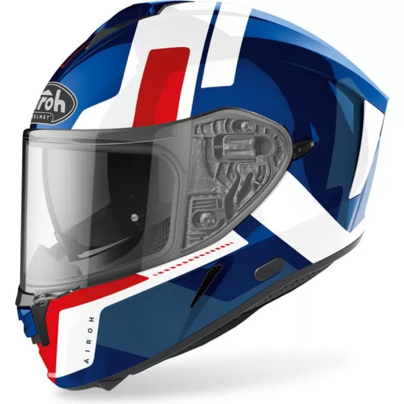 Casca Moto Full-Face Spark Shogun Blue/Red Gloss