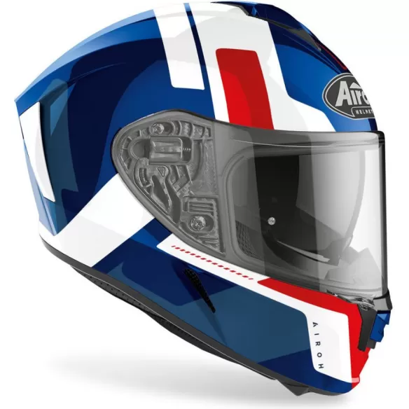 Casca Moto Full-Face Spark Shogun Blue/Red Gloss