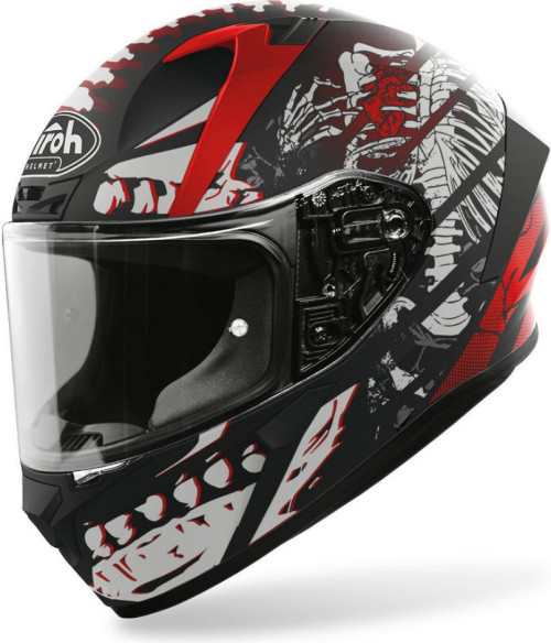 Casca Moto Full-Face Valor Ribs Matt