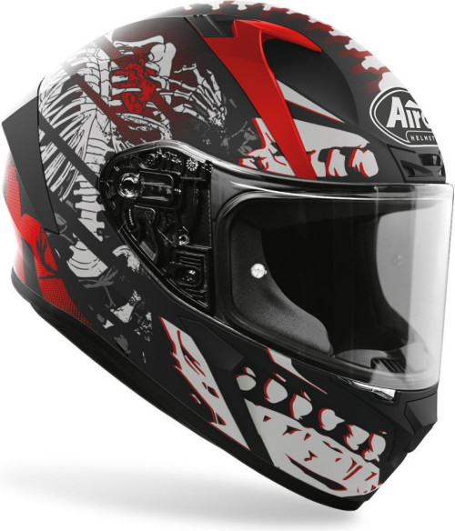 Casca Moto Full-Face Valor Ribs Matt
