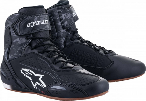 Ghete Moto Faster 3 Riding Black/Gunmetal/Gray 2510219-11828