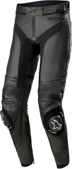 Pantaloni Moto Piele Missile V3 Black/White