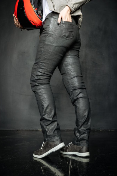 Jeans Dama Aspect Cerat Karen Wax
