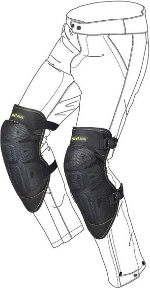 Genunchiere Moto K-Net Black