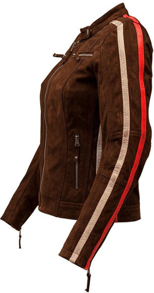 Geaca Piele Jack Uma Nubuck Brown