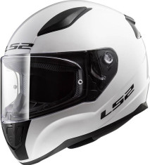 Casca Moto Full Face Copii FF353 Rapid Mini Single Alb Lucios