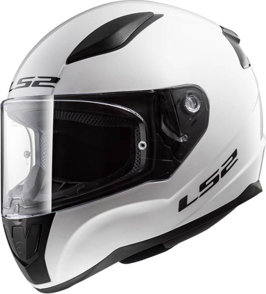 Casca Moto Full Face Copii FF353 Rapid Mini Single Alb Lucios