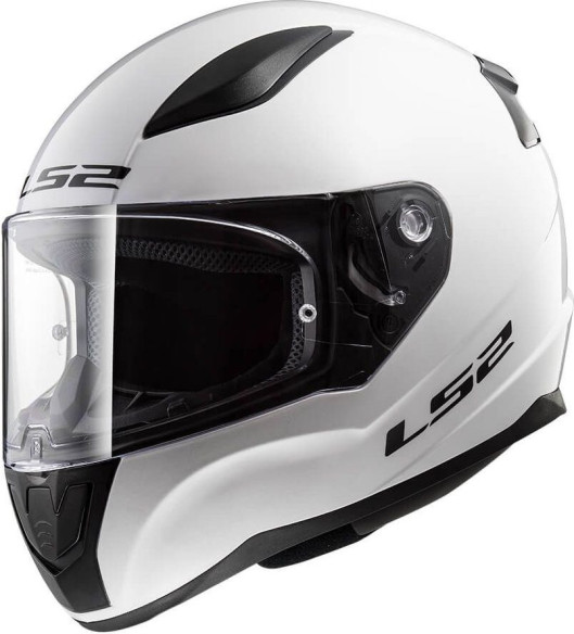 Casca Moto Full Face Copii FF353 Rapid Mini Single Alb Lucios