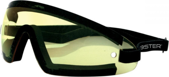 Ochelari Wrap Around Wide Vision Black Lenses Yellow