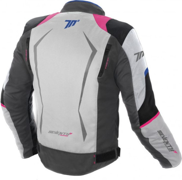 Geaca Moto Textila Impermeabila SD-JR49 Gray/Pink Dama