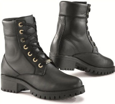 Ghete Moto LADY SMOKE WP Black